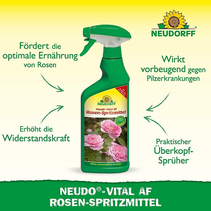 Neudorff Neudo-Vital Rosenspritzmittel AF (500 ml) | BAUHAUS