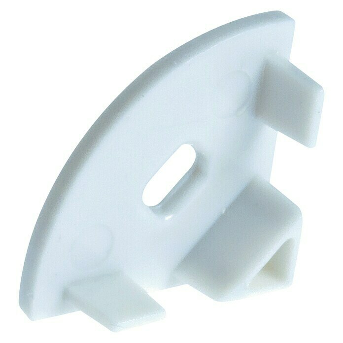 Alverlamp Tapa final de perfil esquinero (PVC, Blanco)