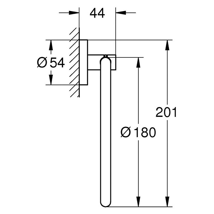 Grohe Essentials Handtuchring (Warm Sunset, Matt)