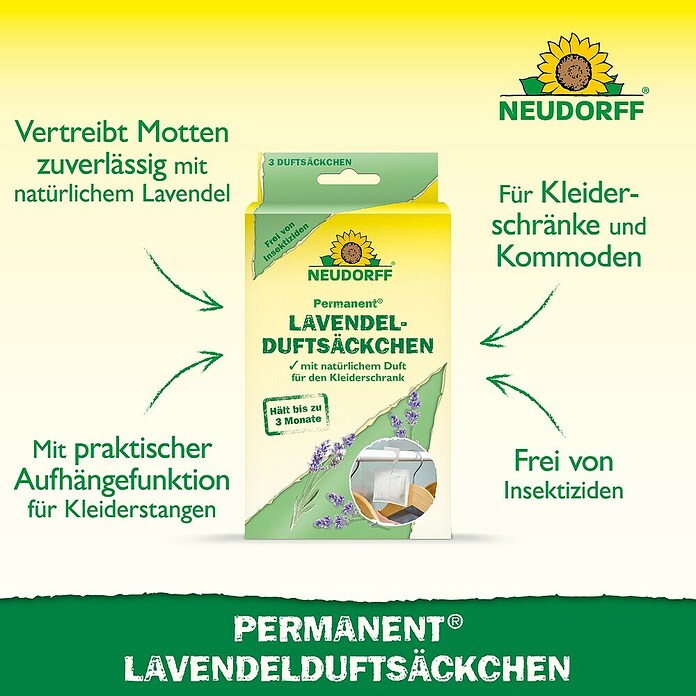 Neudorff Permanent Lavendel-Duftsäckchen (3 Stk.) | BAUHAUS