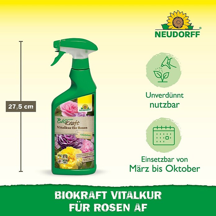Neudorff BioKraft Vitalkur AF für Rosen (500 ml)