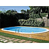Summer Fun Zwembad inbouw set ovaal 525x320x150 (525 x 320 x 150 cm, 22.000 l, Grijs) | BAUHAUS