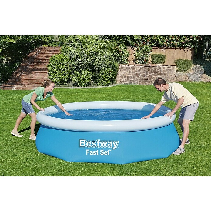 Bestway Afdekzeil voor zwembaden (Passend bij: Zwembaden met diameter van max 305 cm) | BAUHAUS
