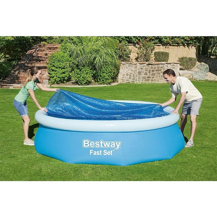 Bestway Afdekzeil voor zwembaden (Passend bij: Zwembaden met diameter van max 305 cm) | BAUHAUS