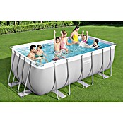 Bestway Opzetzwembad Steel Pro Max Set 412 (l x b x h: 412 x 201 x 122 cm, Grijs, 8.124 l) | BAUHAUS