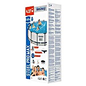 Bestway Opzetzwembad Steel Pro Max Set 427x107 (Ø x h: 427 x 107 cm, Grijs, 13.030 l) | BAUHAUS
