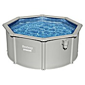 Bestway Opzetzwembad Hydrium Set 305 (Ø x h: 305 x 122 cm, Grijs, 7.630 l) | BAUHAUS