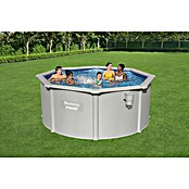 Bestway Opzetzwembad Hydrium Set 305 (Ø x h: 305 x 122 cm, Grijs, 7.630 l) | BAUHAUS