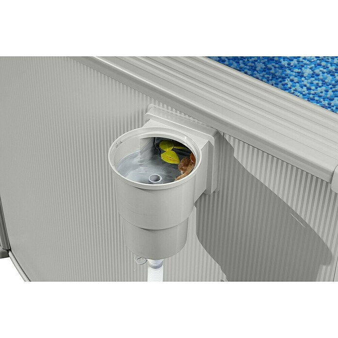 Bestway Opzetzwembad Hydrium Set 305 (Ø x h: 305 x 122 cm, Grijs, 7.630 l) | BAUHAUS