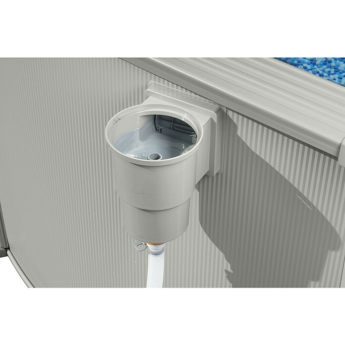 Bestway Opzetzwembad Hydrium Set 305 (Ø x h: 305 x 122 cm, Grijs, 7.630 l) | BAUHAUS