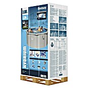 Bestway Opzetzwembad Hydrium Set 305 (Ø x h: 305 x 122 cm, Grijs, 7.630 l) | BAUHAUS