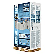 Bestway Opzetzwembad Hydrium Set 500 (l x b x h: 500 x 366 x 122 cm, Grijs, 16.296 l) | BAUHAUS