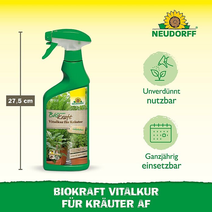 Neudorff BioKraft Vitalkur AF für Kräuter (500 ml)