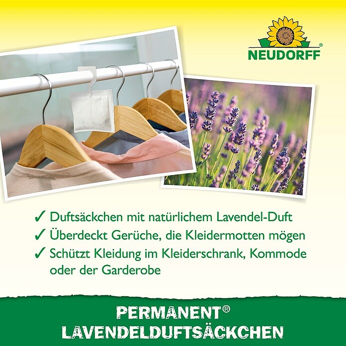 Neudorff Permanent Lavendel-Duftsäckchen (3 Stk.) | BAUHAUS