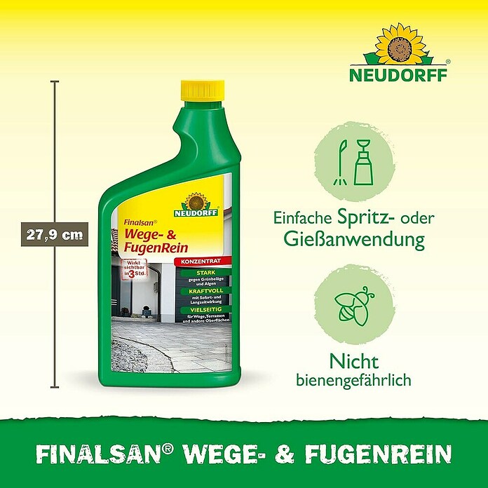Neudorff Finalsan Wege- & Fugenrein (1.000 ml, Konzentrat)