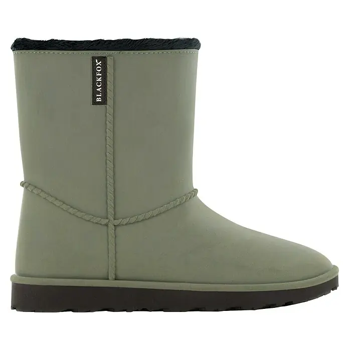 Black Fox Winterstiefel Cheyennetoo - Schuhgröße: 42, Salbei - Damenstiefel von Blackfox in Olivgrün mit brauner Sohle. Ideal für kalte Tage, kombiniert Stil und Komfort.