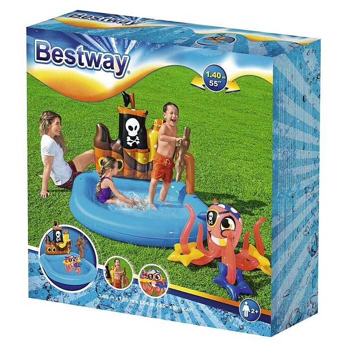 Bestway Kinderzwembad Playcenter Tug Boat 140 (140 x 130 x 104 cm) | BAUHAUS