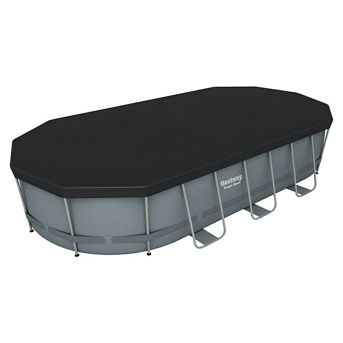 Bestway Opzetzwembad Steel Pro Max Set 549 (l x b x h: 549 x 274 x 122 cm, Grijs, 13.430 l) | BAUHAUS