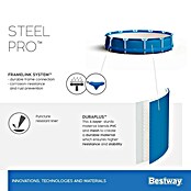 Bestway Opzetzwembad Steel Pro Set 305 (Ø x h: 305 x 76 cm, Blauw, 4.678 l) | BAUHAUS