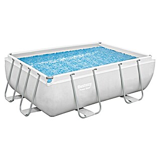 Bestway Opzetzwembad Steel Pro Max Set 282 (l x b x h: 282 x 196 x 84 cm, Grijs, 3.662 l)