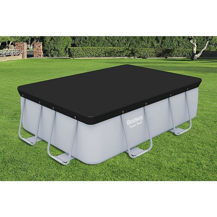 Bestway Afdekzeil voor zwembaden Steel Pro Max 282 (l x b: 269 x 179 cm, Materiaal: Kunststof) | BAUHAUS