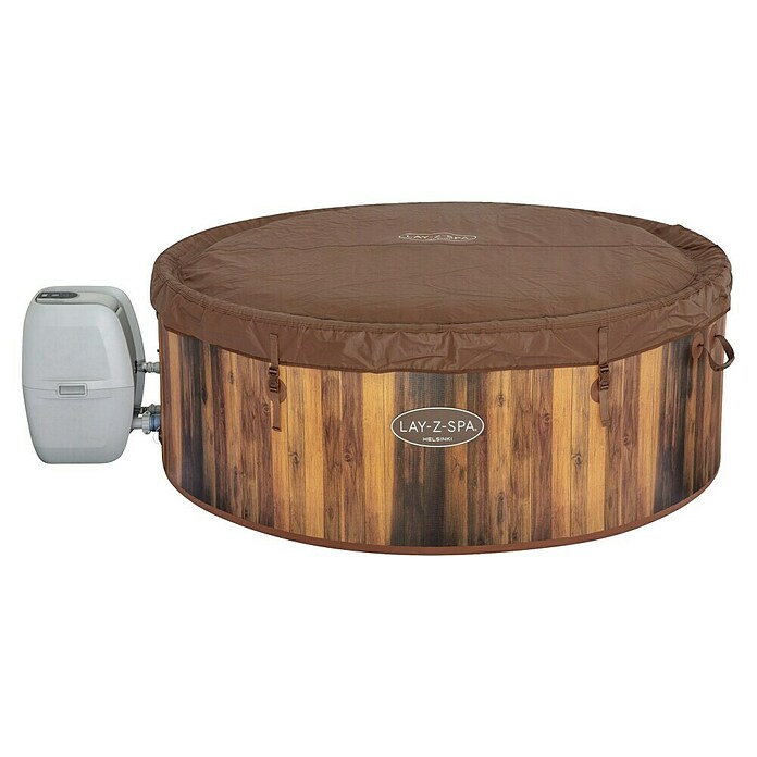 Bestway Lay-Z-Spa Opblaasbare jacuzzi Helsinki (Ø x h: 180 x 66 cm, Bruin, 1.123 l) | BAUHAUS