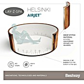 Bestway Lay-Z-Spa Opblaasbare jacuzzi Helsinki (Ø x h: 180 x 66 cm, Bruin, 1.123 l) | BAUHAUS