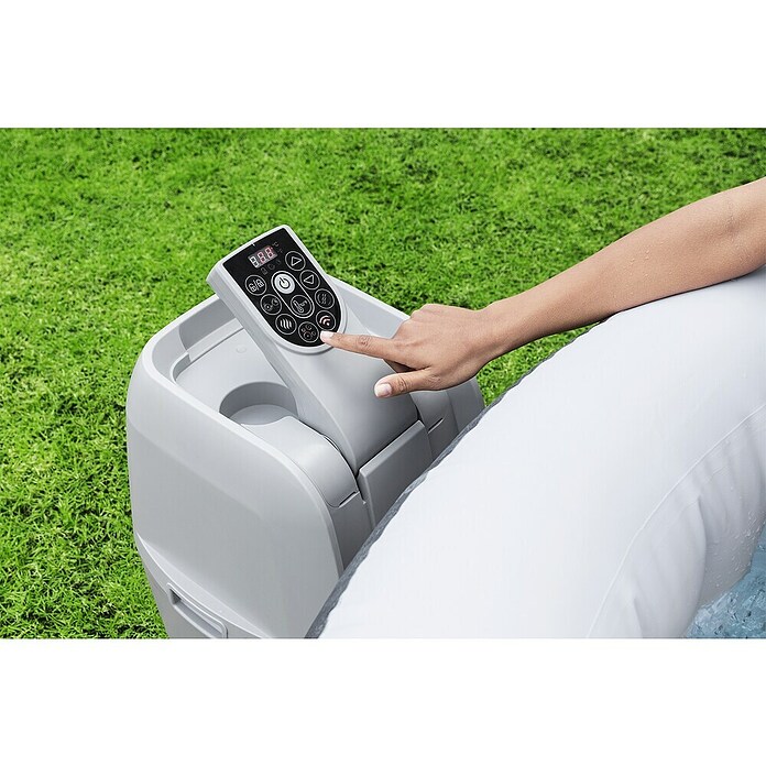 Bestway Lay-Z-Spa Opblaasbare jacuzzi Boracay (Ø x h: 180 x 66 cm, Grijs, 669 l) | BAUHAUS