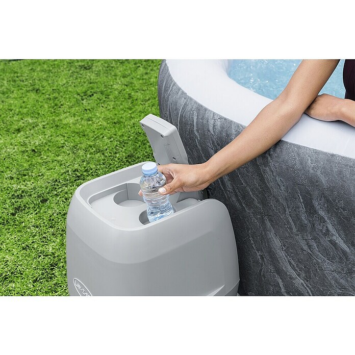 Bestway Lay-Z-Spa Opblaasbare jacuzzi Boracay (Ø x h: 180 x 66 cm, Grijs, 669 l) | BAUHAUS