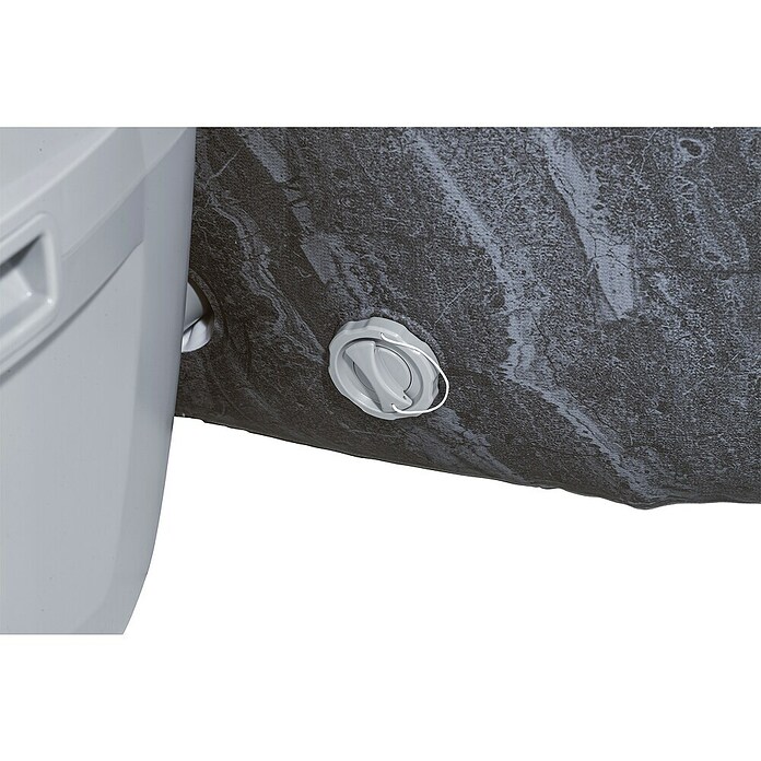 Bestway Lay-Z-Spa Opblaasbare jacuzzi Boracay (Ø x h: 180 x 66 cm, Grijs, 669 l) | BAUHAUS