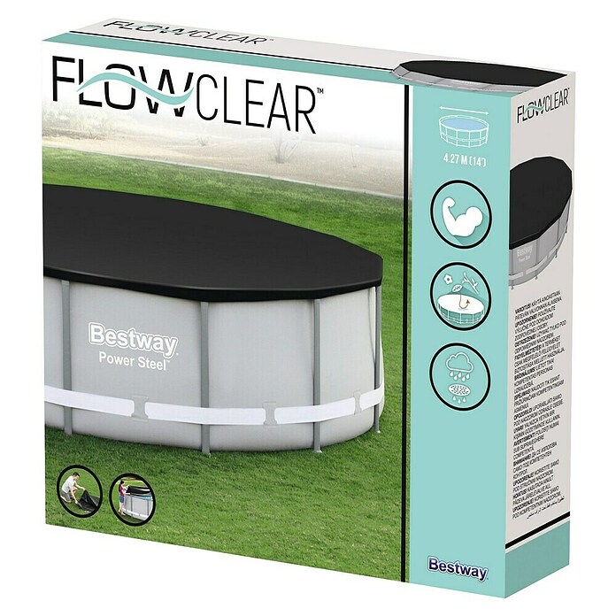 Bestway Zaštitna navlaka za bazen  (Promjer: 427 cm, Materijal: Plastika) | BAUHAUS