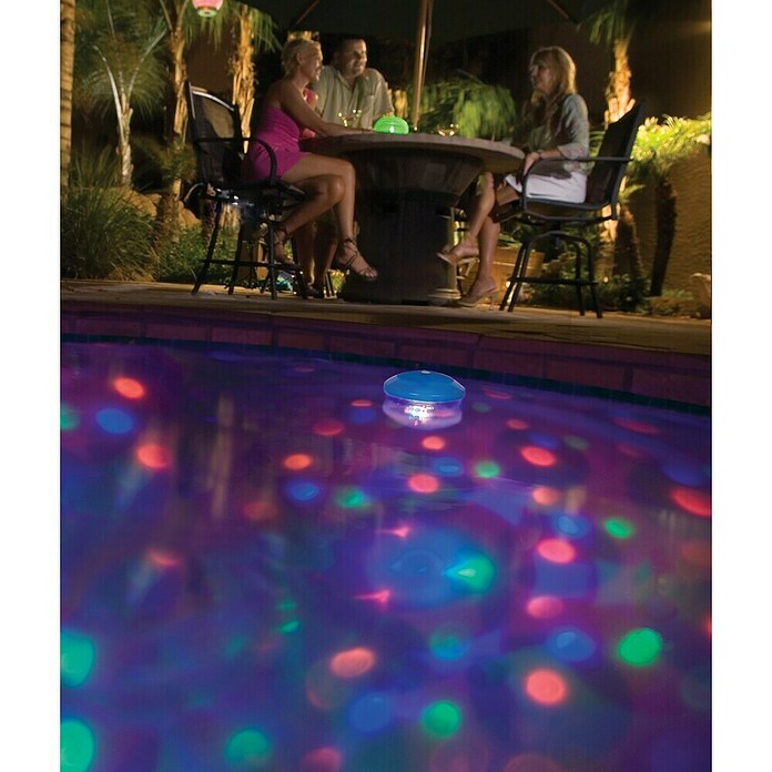 Summer Fun Led-zwembadverlichting Solar (Diameter: 16 cm, Meerkleurig) | BAUHAUS