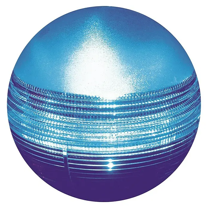 Summer Fun LED-Poolbeleuchtung Set - Mehrfarbig - Blaue Lichtkugel mit mehreren Lichtstreifen, die sich ideal für Notfälle und Sicherheitsanwendungen eignet.