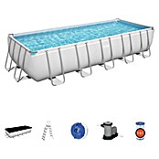 Bestway Opzetzwembad Steel Pro Max Set 640 (l x b x h: 640 x 274 x 132 cm, Grijs, 19.281 l) | BAUHAUS
