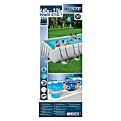 Bestway Opzetzwembad Steel Pro Max Set 640 (l x b x h: 640 x 274 x 132 cm, Grijs, 19.281 l) | BAUHAUS