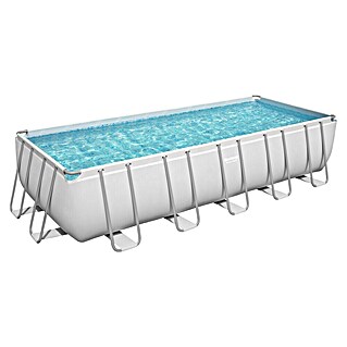 Bestway Opzetzwembad Steel Pro Max Set 640 (l x b x h: 640 x 274 x 132 cm, Grijs, 19.281 l)