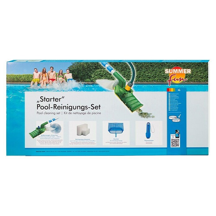 Summer Fun Reinigingsset voor zwembaden (Uitschuifbaar tot 3,60 m) | BAUHAUS