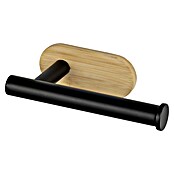 Wenko Orea Portarrollos papel higiénico (Sin tapa, Negro/Bambú) | BAUHAUS