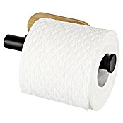 Wenko Orea Portarrollos papel higiénico (Sin tapa, Negro/Bambú) | BAUHAUS