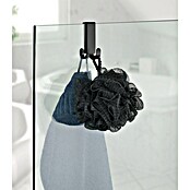 Wenko Colgador de baño Vieste (L x Al: 5,5 x 7 cm, Número de ganchos: 2 ud., Negro) | BAUHAUS