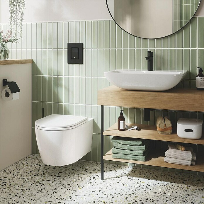 Grohe Set WC suspendido Start Round (Sin borde de descarga, Blanco) | BAUHAUS