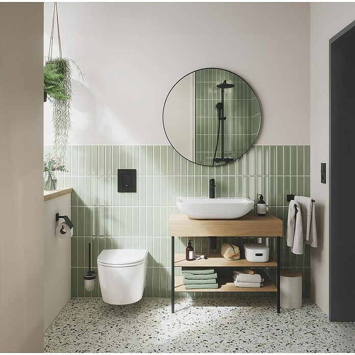 Grohe Start Slavina za umivaonik  (Crna, Mat) | BAUHAUS