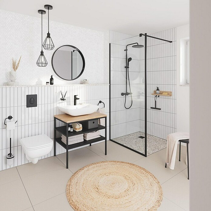 Grohe Start Wastafelkraan M-Size (Zwart, Mat) | BAUHAUS