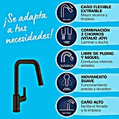 Grohe Grifo de cocina Start (Negro, Mate) | BAUHAUS