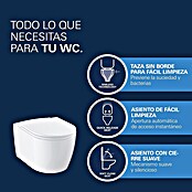 Grohe Set WC suspendido Start Round (Sin borde de descarga, Blanco) | BAUHAUS