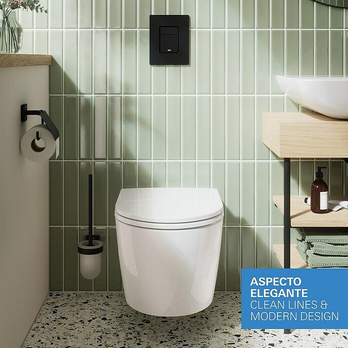 Grohe Set WC suspendido Start Round (Sin borde de descarga, Blanco) | BAUHAUS