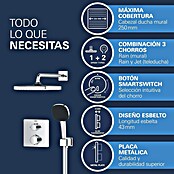 Grohe Conjunto de ducha Vitalio Comfort 250 (Número de tipos de chorro: 2 ud., Cromo) | BAUHAUS