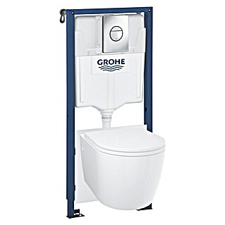 Grohe Set WC suspendido Start Round (Sin borde de descarga, Salida WC: Vertical, Blanco)