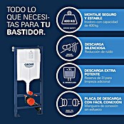 Grohe Set WC suspendido Start Round (Sin borde de descarga, Salida WC: Vertical, Blanco) | BAUHAUS