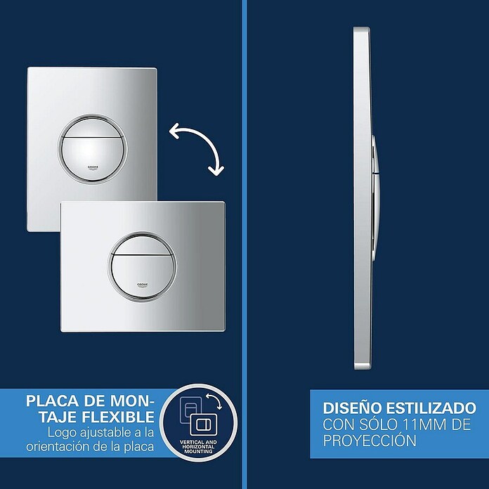 Grohe Set WC suspendido Start Round (Sin borde de descarga, Salida WC: Vertical, Blanco) | BAUHAUS
